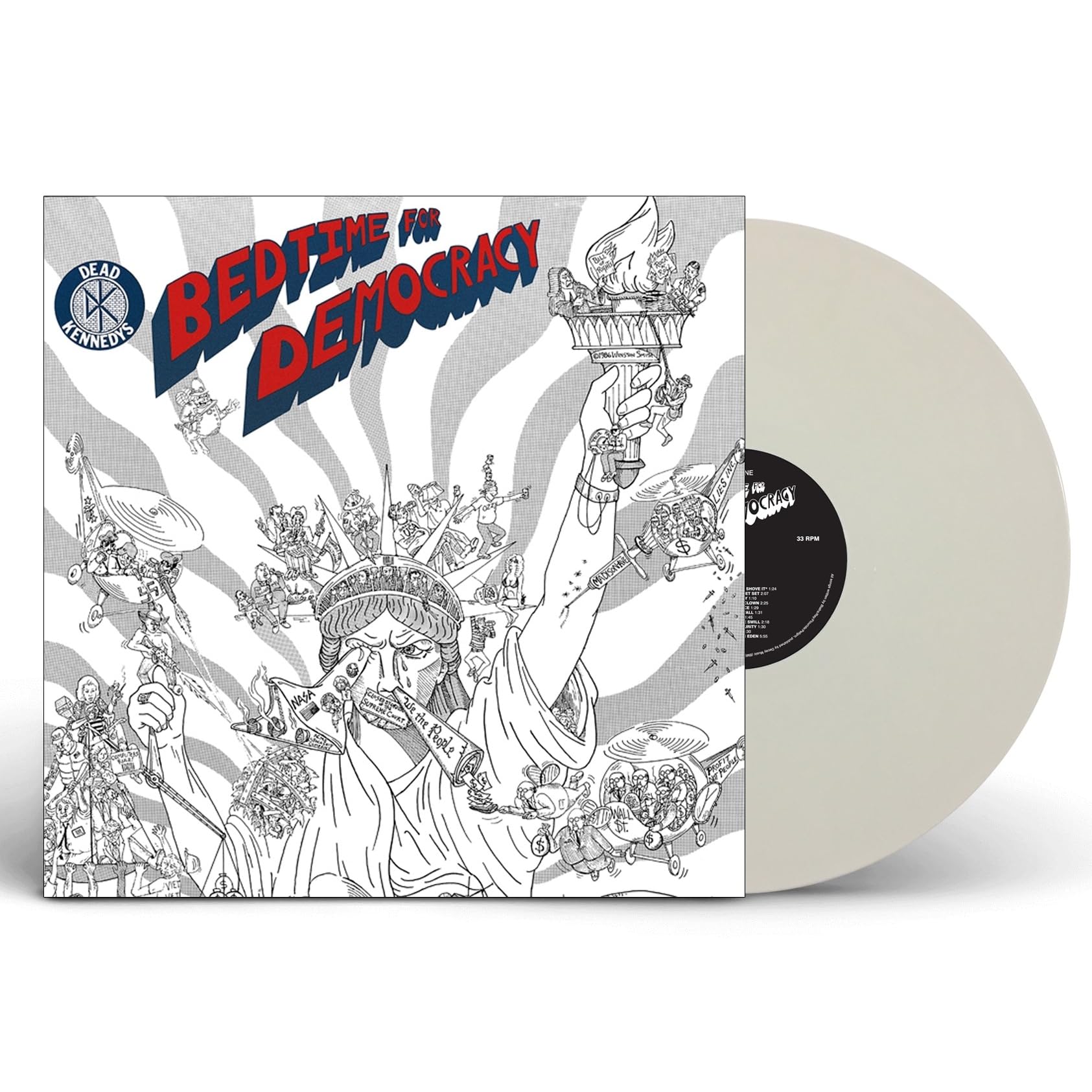 DEAD KENNEDYS BEDTIME FOR DEMOCRACY (WHITE VINYL) VINYL LP  new sealed