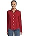 Elliott Lauren Garment Dye Tees - Long Sleeve Button Front Shirt with Collar - Main View