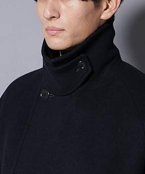 Amazon.co.jp: [ナノ・ユニバース] ウールカシミヤ メルトン ダブル