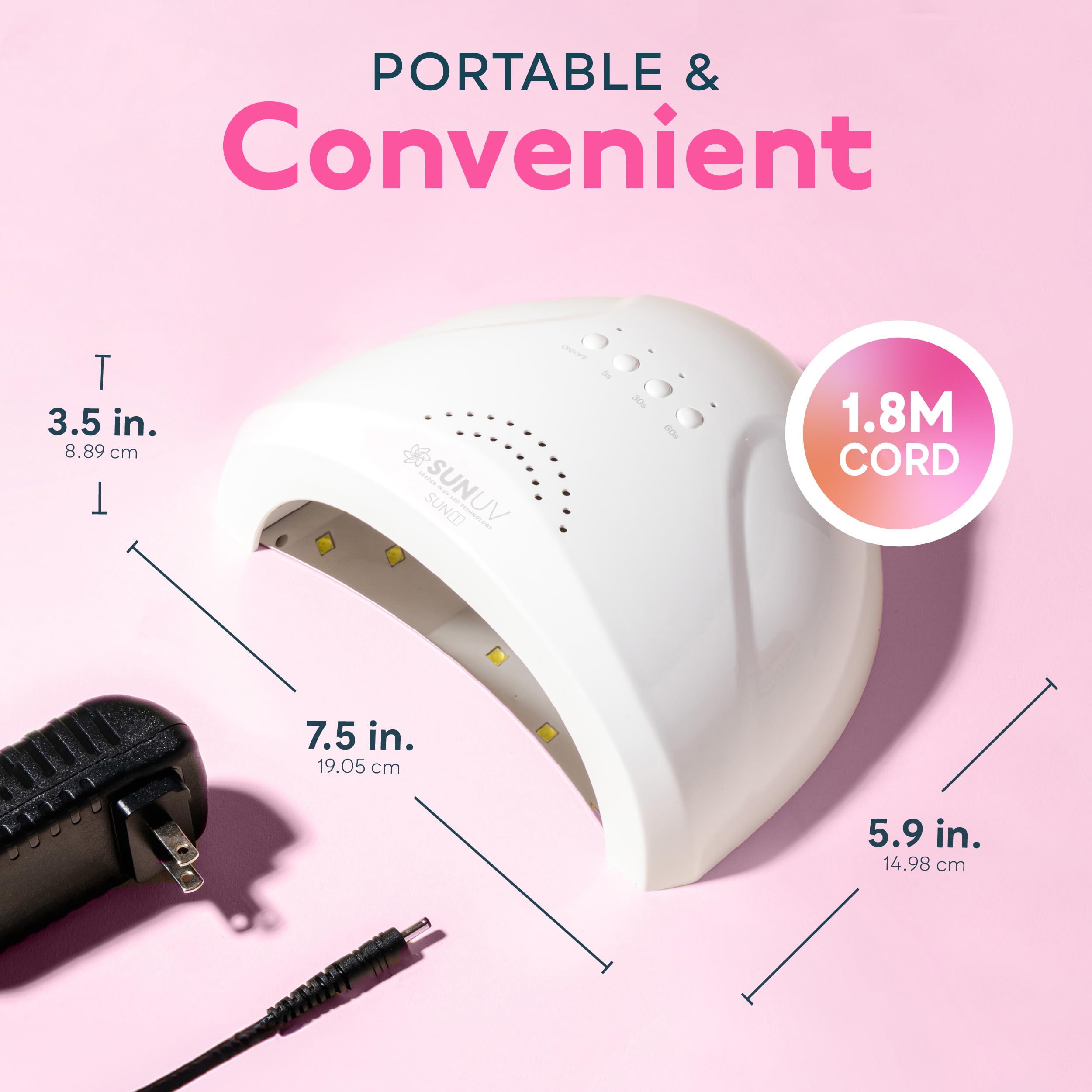 SUNUV UV Nail Lamp - Fast Gel Drying -5