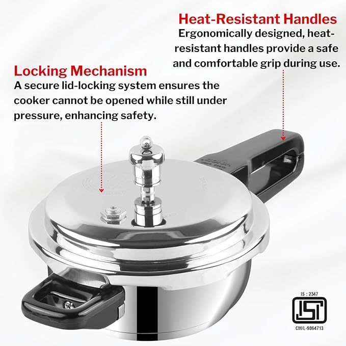 Olla a Presión Acero Inoxidable 3.5L Vinod miniatura 7