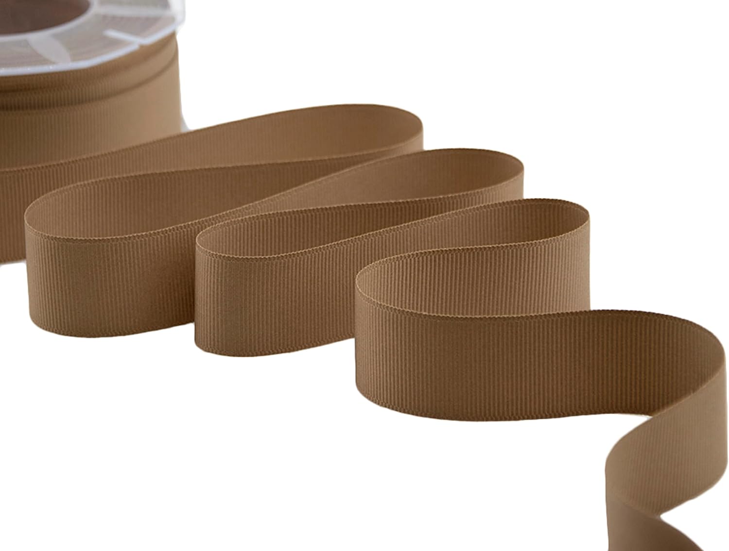 Furlanis - Decorative Ribbon Gros Grain, Canetè Ribbon, Italian Fabric - Cinnamon, 30 mm x 20 m