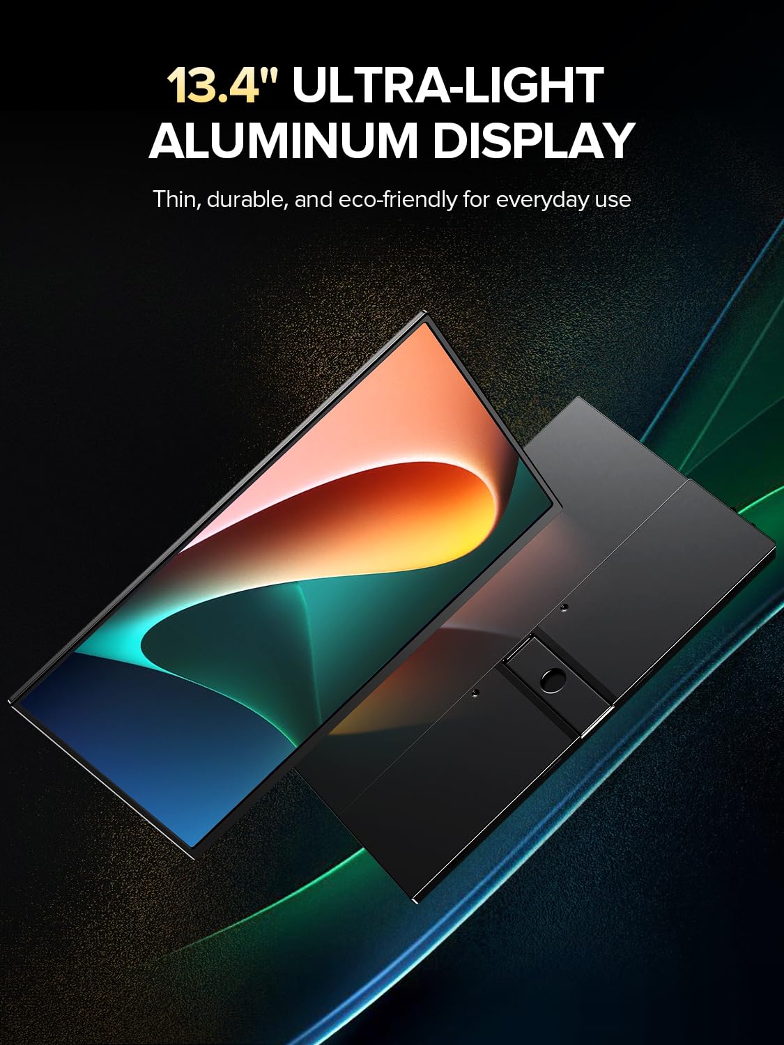 UPERFECT 4K Portable Monitor 13.4寸 UHD Display with Stand - Dettaglio