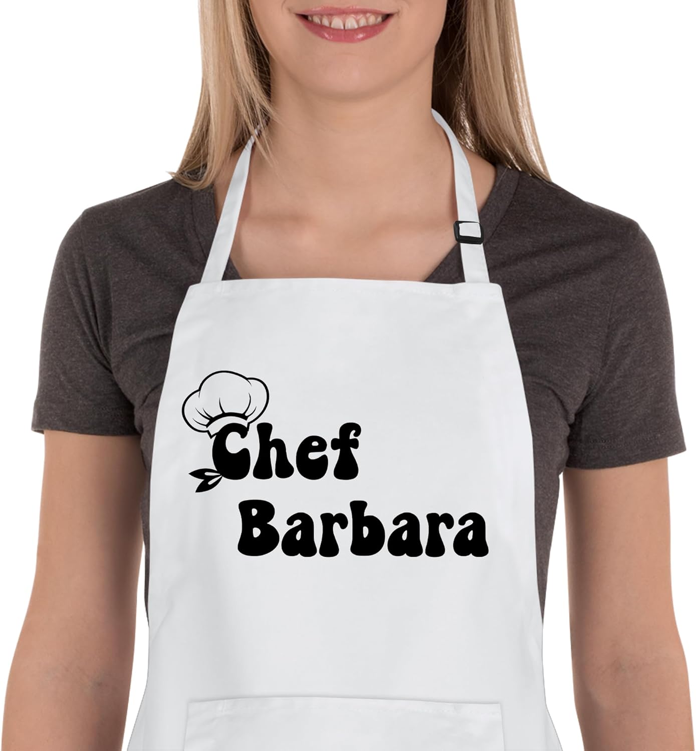 Custom Aprons for Women and Men, Personalized Chef Apron, Personalized Kitchen Apron with Pockets, Grilling & Cooking Aprons, Delantales de Cocina para Mujer, Gifts for Chefs - Image 7