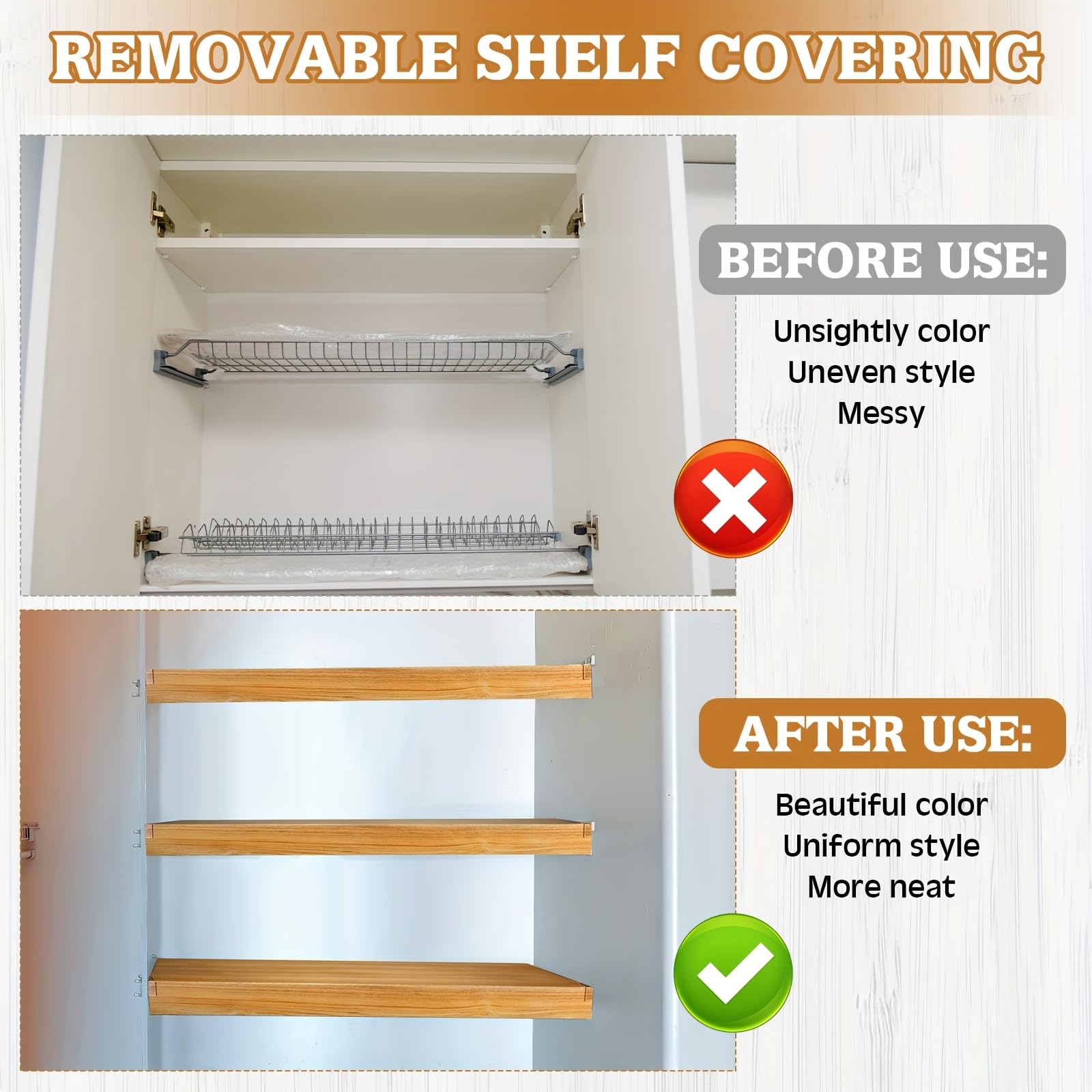 Warp's Plast-O-Mat 10 ft. L x 12 in. W White Non Adhesive Ribbed Shelf Liner