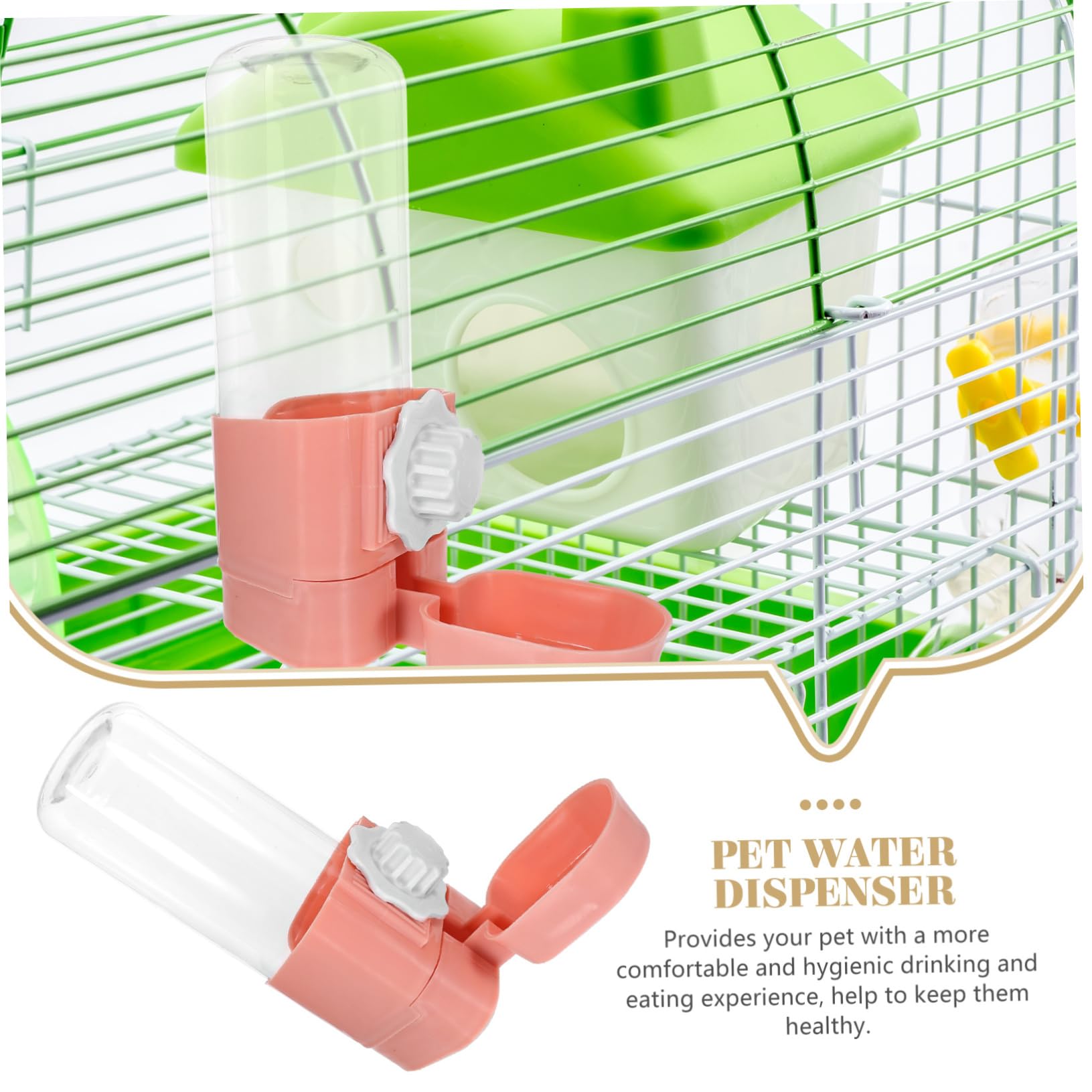 BESPORTBLE 3piezas Botella Dispensadora De Agua para Conejos y Roedores Bebedero Automático Sin Fugas para Hámsters y Diseño Práctico y