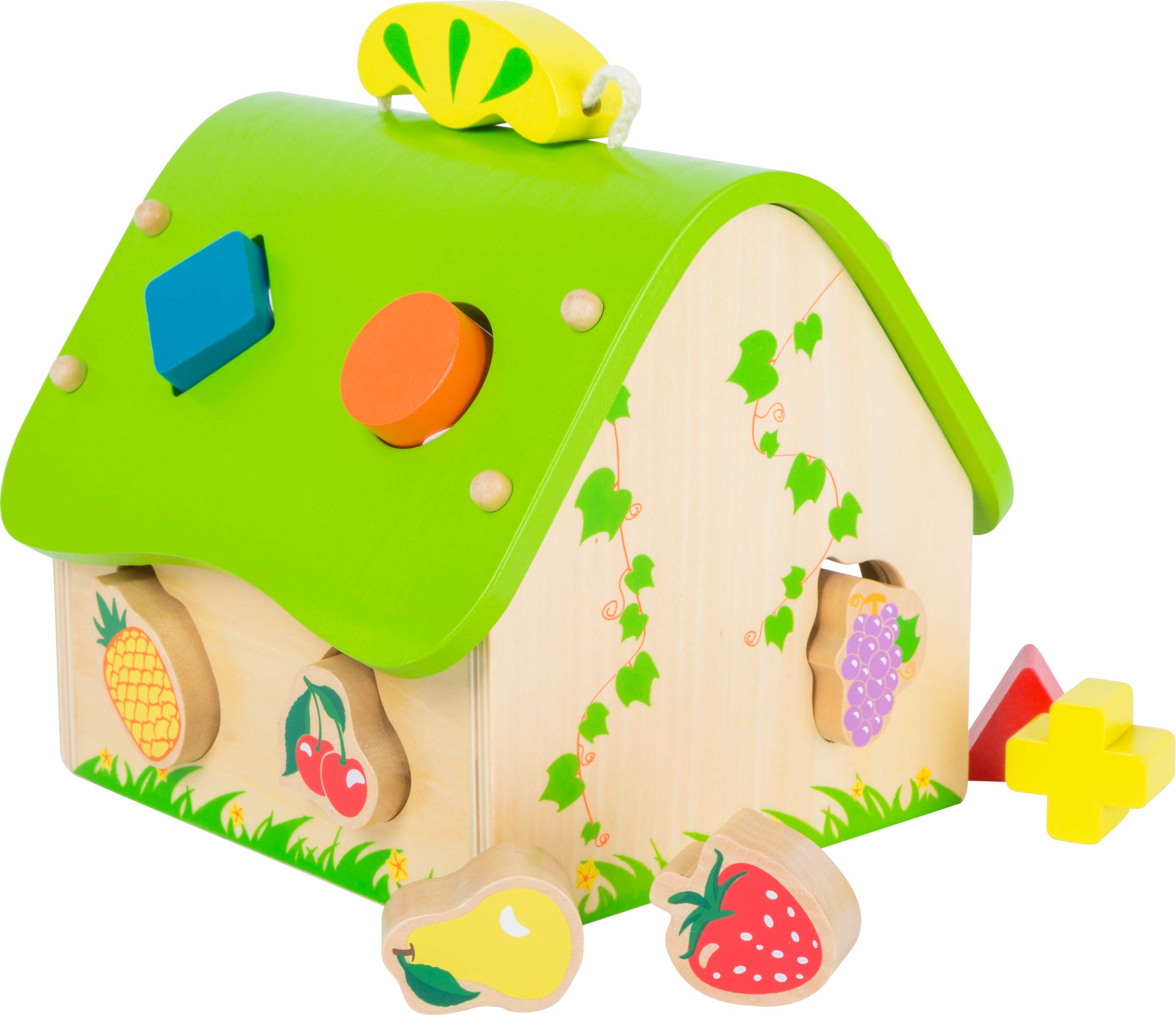 small foot 6622 Motorikspielzeug Steck-Haus Früchte, 2019416
