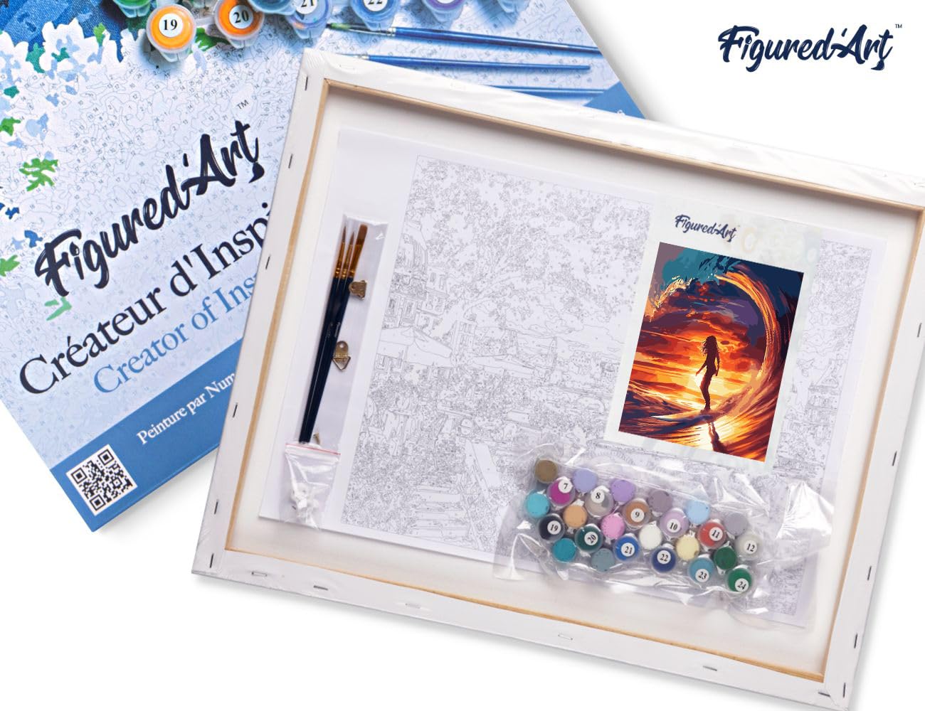 Kit Loisir Créatif Tableau Figured'Art Peinture Par Numéros Adulte - Tableau 'Repos Face à La Mer' 40x50cm - Kit Loisir Créatif Complet Loisir Creatif Mer Toile 40x50cm Kit Loisir Créatif Tableau Figured'Art Peinture Par Numéros Adulte - Tableau 'Repos Face à La Mer' 40x50cm - Kit Loisir Créatif Complet Loisir Creatif Mer Toile 40x50cm