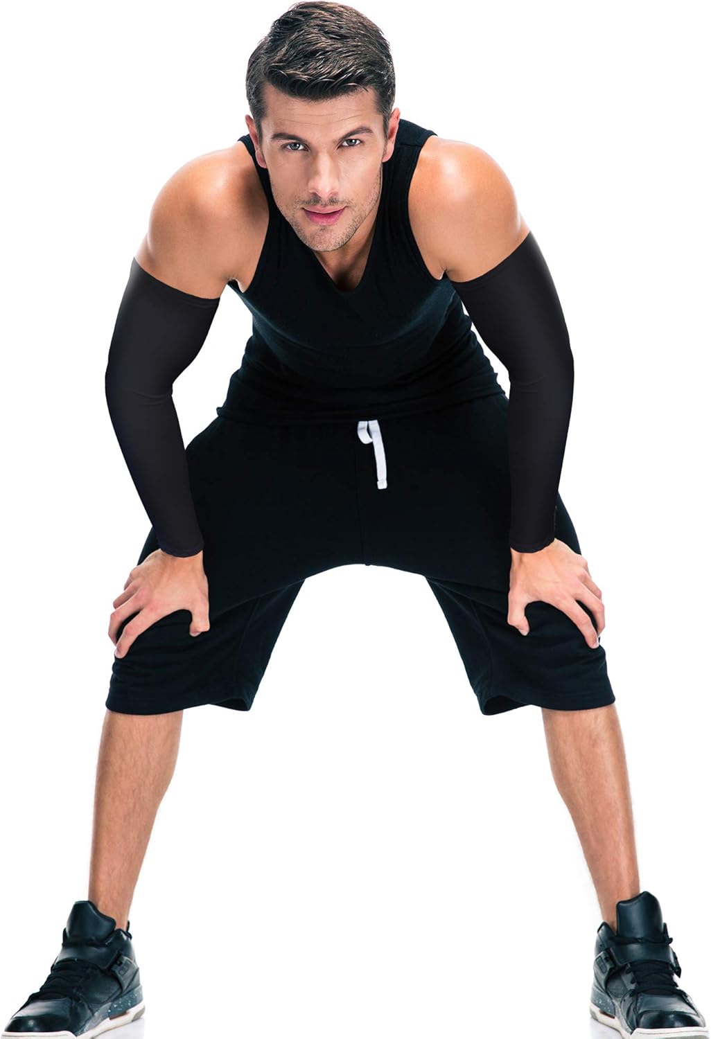 Miniatura 5 de 10 pares de mangas de sol refrescantes para hombres y mujeres con protección ultravioleta