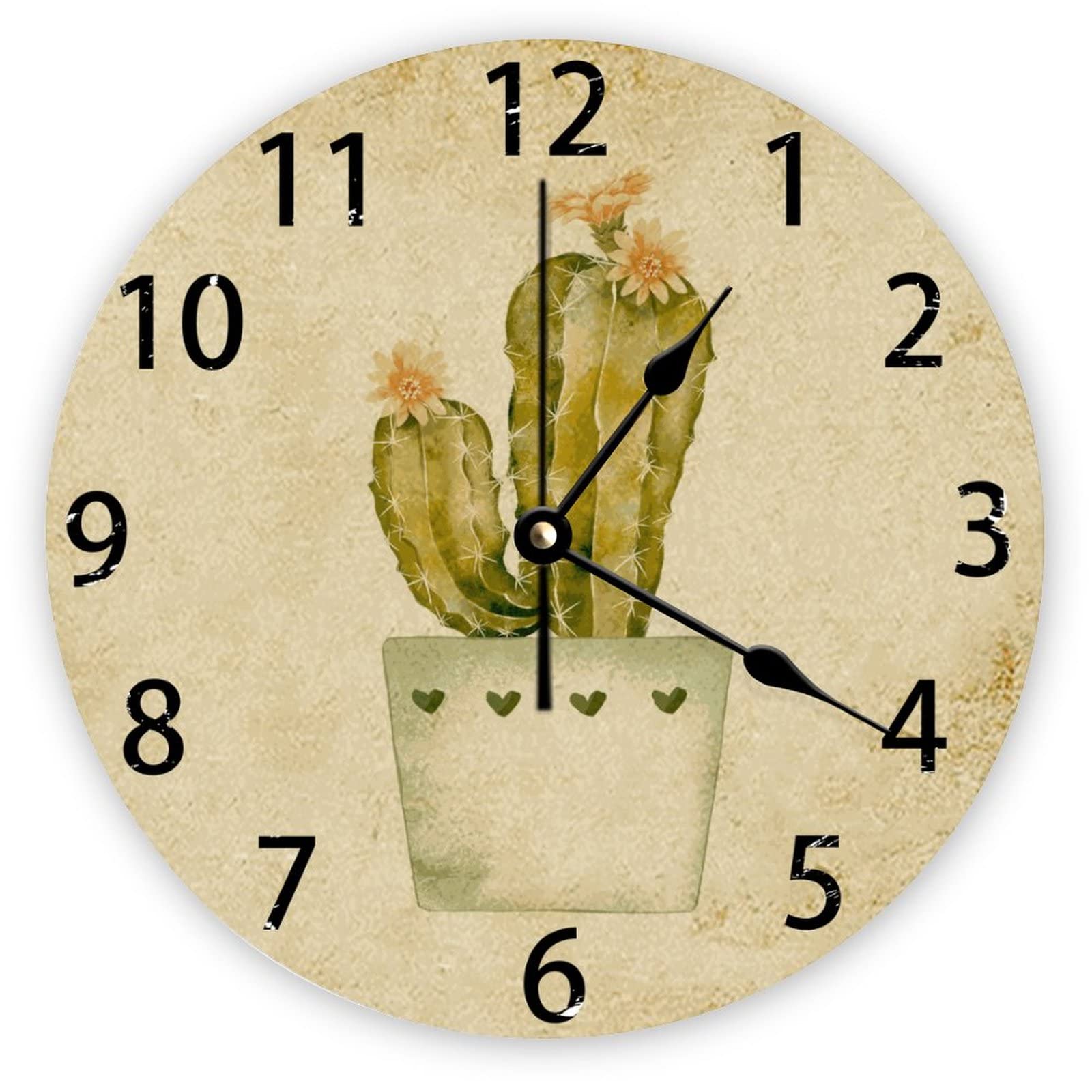Horloge murale quartz Mighun 38x38 cm pour salon et bureau