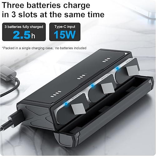 Miniatura 4 de Smart Pocket Battery Charger for GoPro - Portable Charger Power Indicator for Go Pro Enduro Standard Battery Side Charging Port for Hero 12 Hero 11