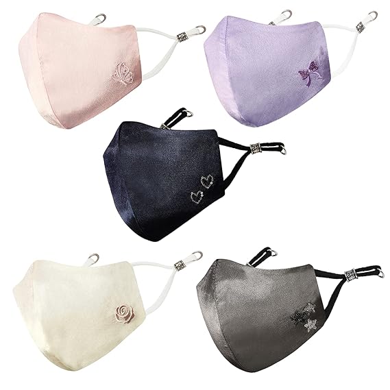 MASQ By Q-One 4 Layer Reusable, Washable with Detachable Chain & Ear Adjusters