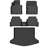 Vista 42 de VIWIK - Alfombrillas para Nissan Pathfinder de 7 plazas 2013-2020 / QX60/ JX35 2013 2014-2020, juego completo de alfombrillas de coche