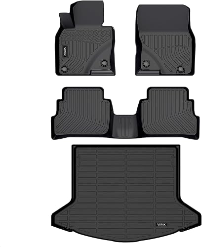Miniatura 42 de VIWIK - Alfombrillas para Nissan Pathfinder de 7 plazas 2013-2020 / QX60/ JX35 2013 2014-2020, juego completo de alfombrillas de coche