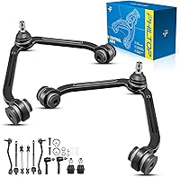 Vista 24 de PHILTOP Kit de suspensión ajustable de elevación de 1-6 pulgadas, 4 piezas de brazos de control superiores e inferiores delanteros compatibles