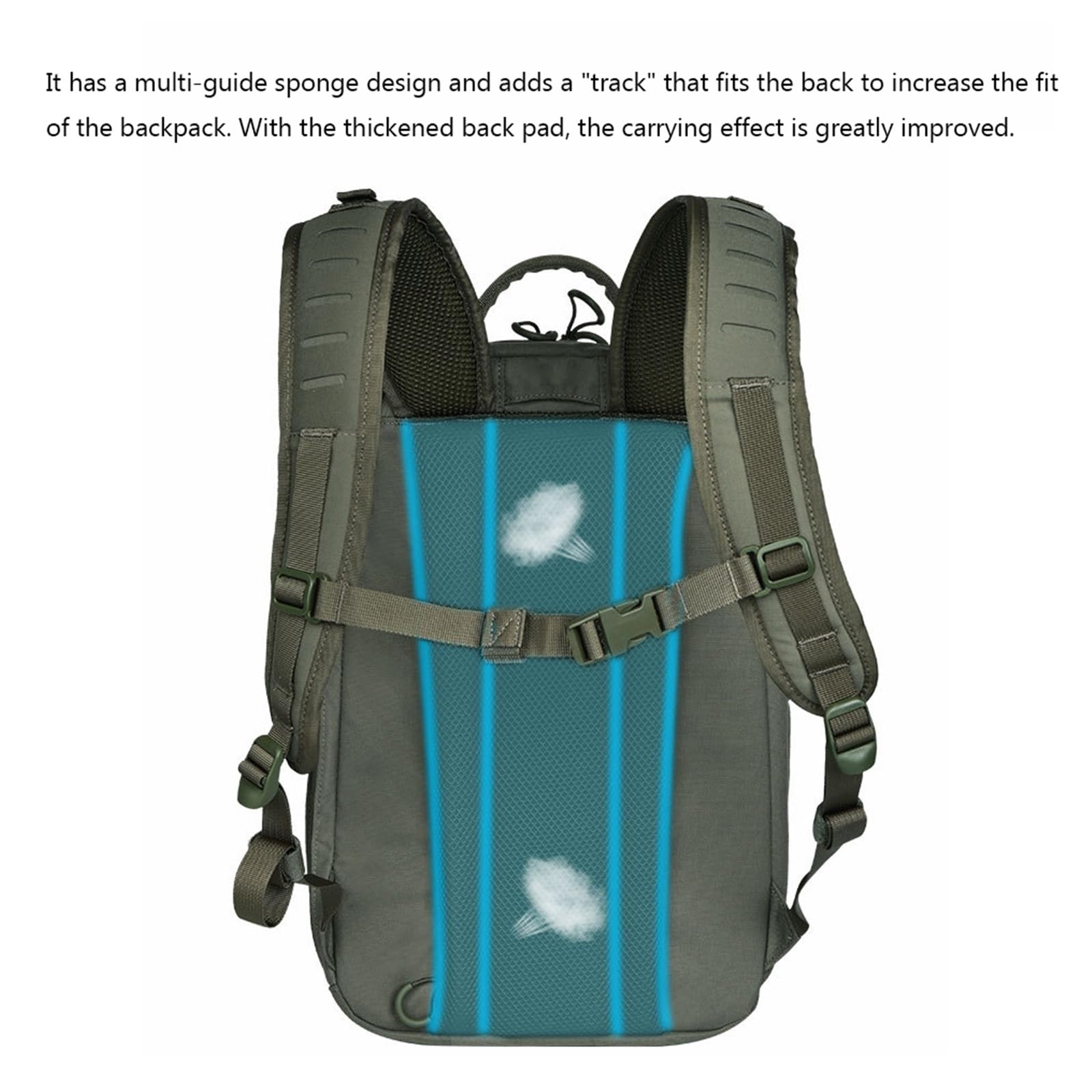 Bulk Knapsack Tactical, Wojskowy Duży 20-35L Taktyczny Wodoodporny Plecak Podróżny, Plecak Dzienny, Oddychająca Torba Podróżna Na Laptopa, Do Plecaków, Trekkingu, Jazdy Rowerze Rowerze(Khaki)