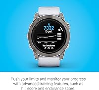 Vista 7 de Garmin epix Gen 2 Pro Sapphire Edition, 51mm, Titanium/Whitestone AMOLED Display, High Performance Smartwatch, Advanced Training Technology