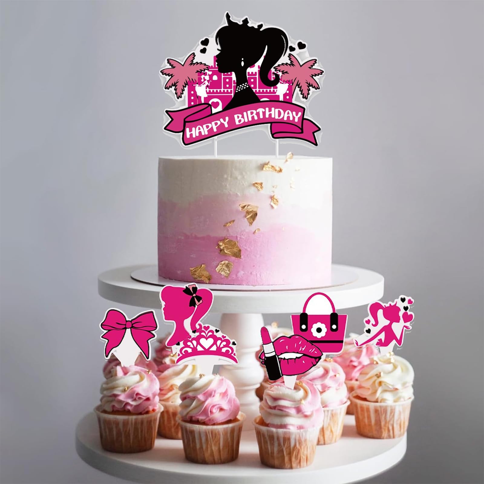 Princess Cupcake Toppers - Princess Cake Topper - Princess Party Decor - Princes