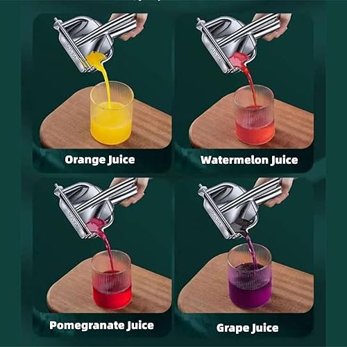 Miniatura 6 de Stainless SteelFresh Fruit Juice Extractor - Lemon Squeezer Manual,Heavy DutyHand Press with Ergonomic Grip for Orange Citrus Pomegranate Lime