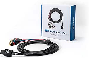 HD Retrovision Wii/Wii U Premium YPbPr Component Video Cable