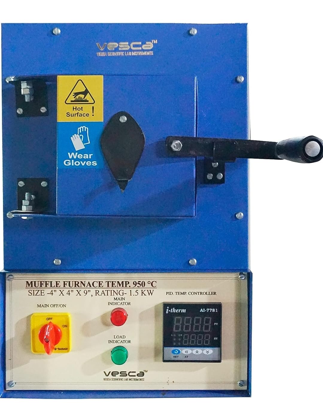 Phoenix Digital PID Controller Muffle Furnace Size 5"x5"10" Temp Range
