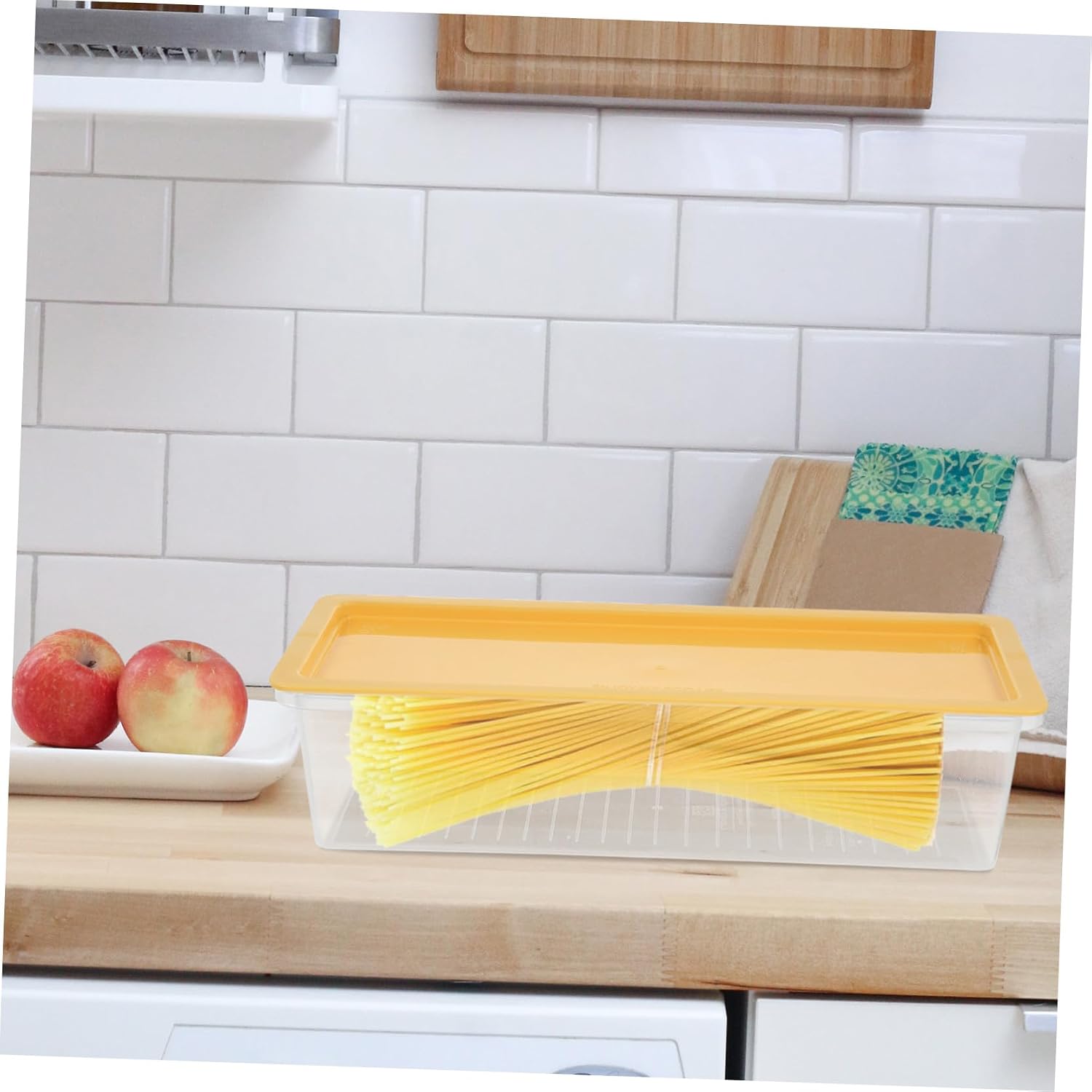 Spaghetti Storage Container for Fridge and Pantry, Microwave Safe image 5