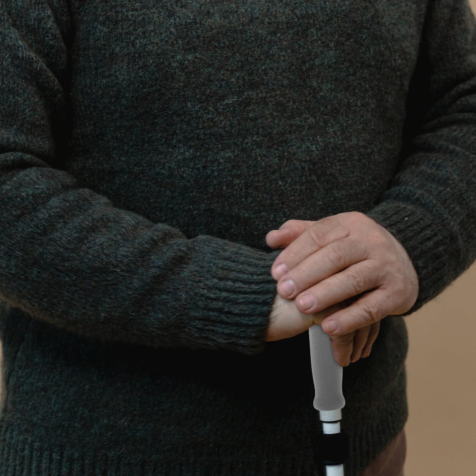 4pièces Poignées Antidérapantes Pour Canne Remplacement De Poignée Confortable Et Pratique Pour Aînés Accessoires Universels Pour Béquilles Et Déambulateurs