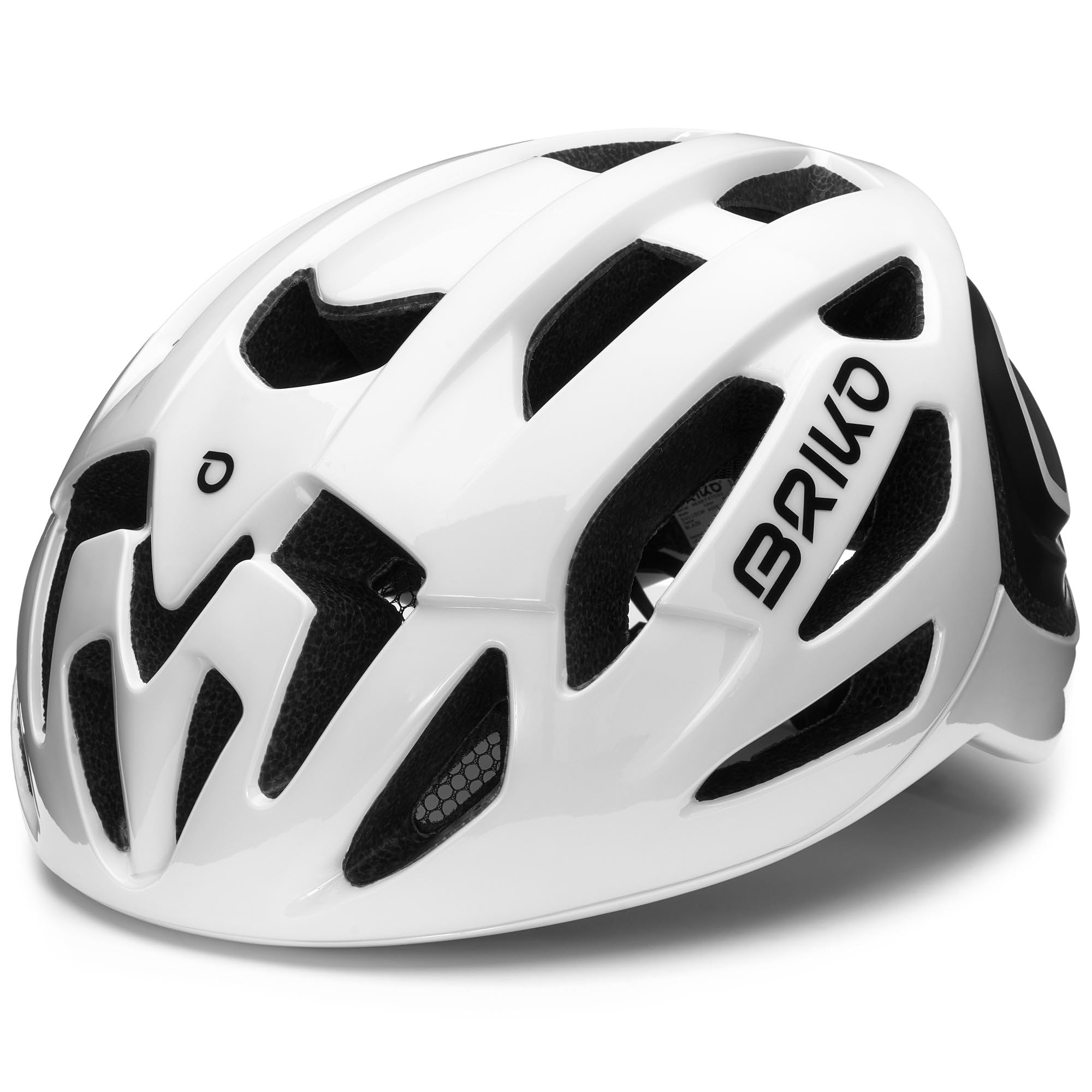 Briko Blaze, Helmet Unisex Dorosły, Shiny White, L