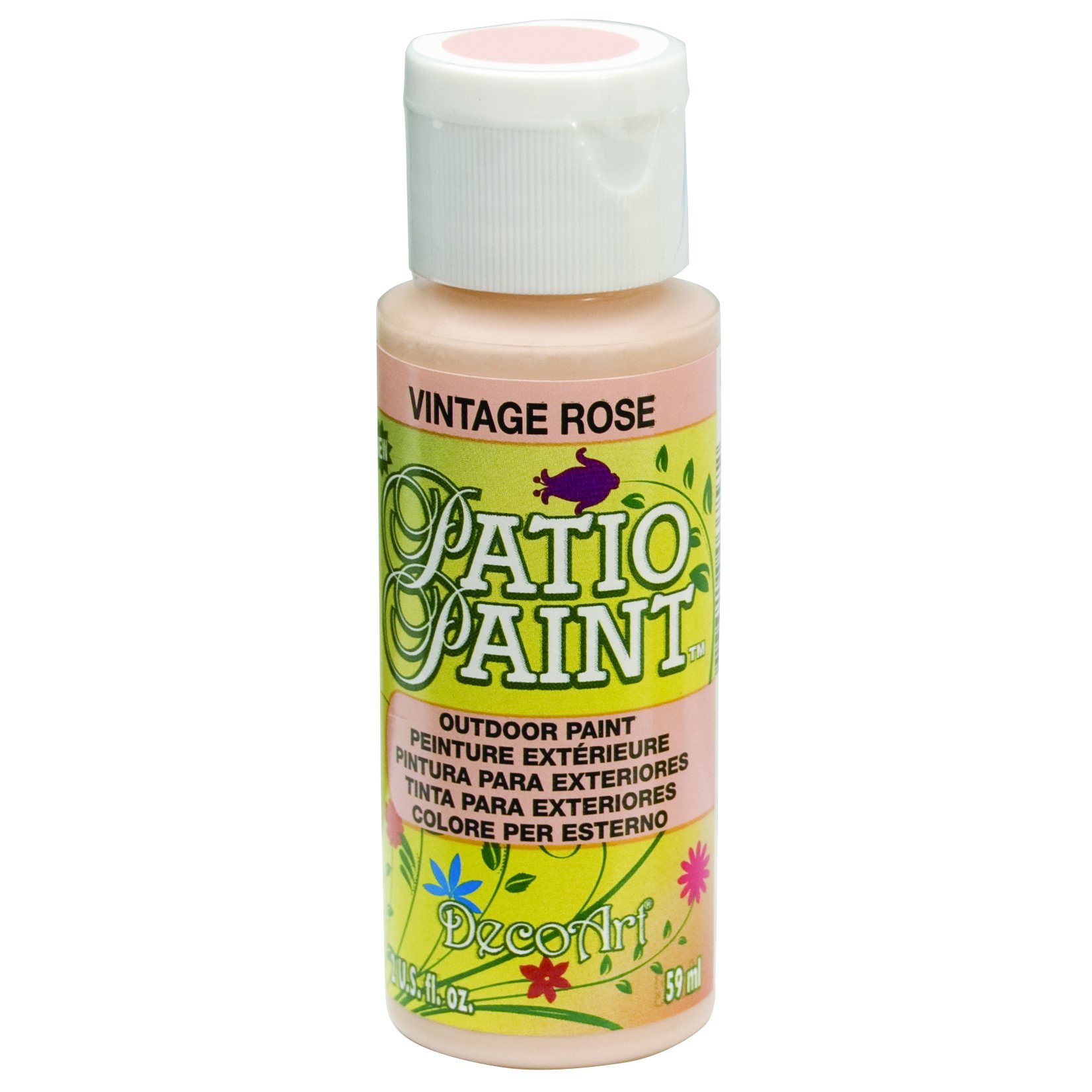DecoArtPATIO PAINT 2OZ VINTAGE ROSE