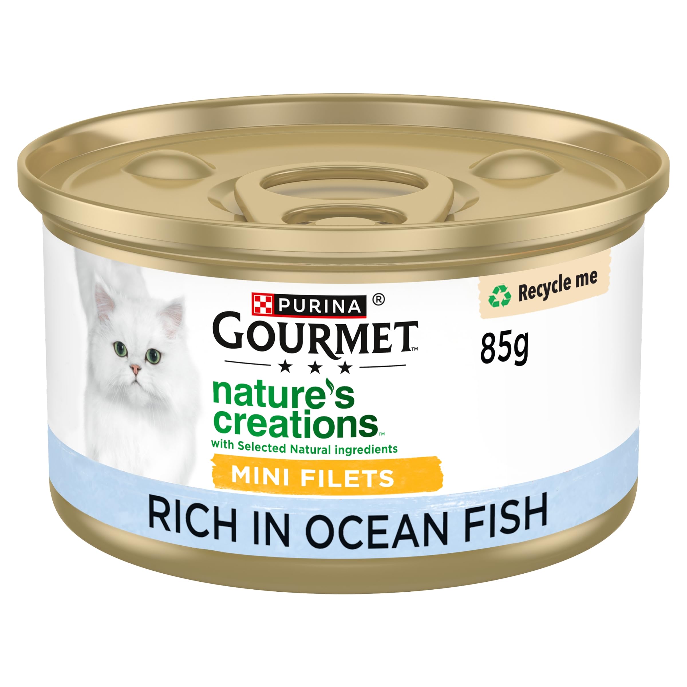 Gourmet Nature's Creations Rich In Ocean Fish Cat Food - X 85G Size 12