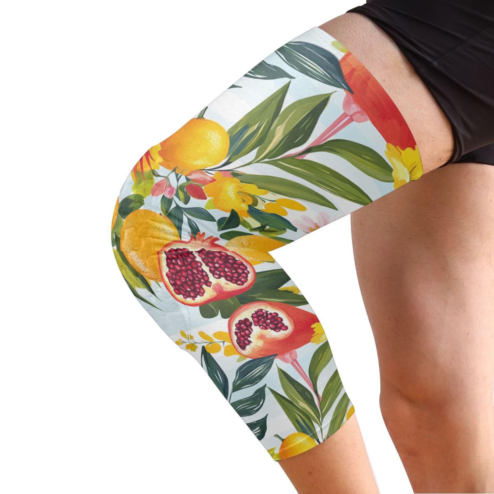 JUNZAN Tropical Flamingos Basketball Knee Pads for Youth Kids Wrestling Knee Pads with Sleeves Sport Kneepads for Volleyball Football