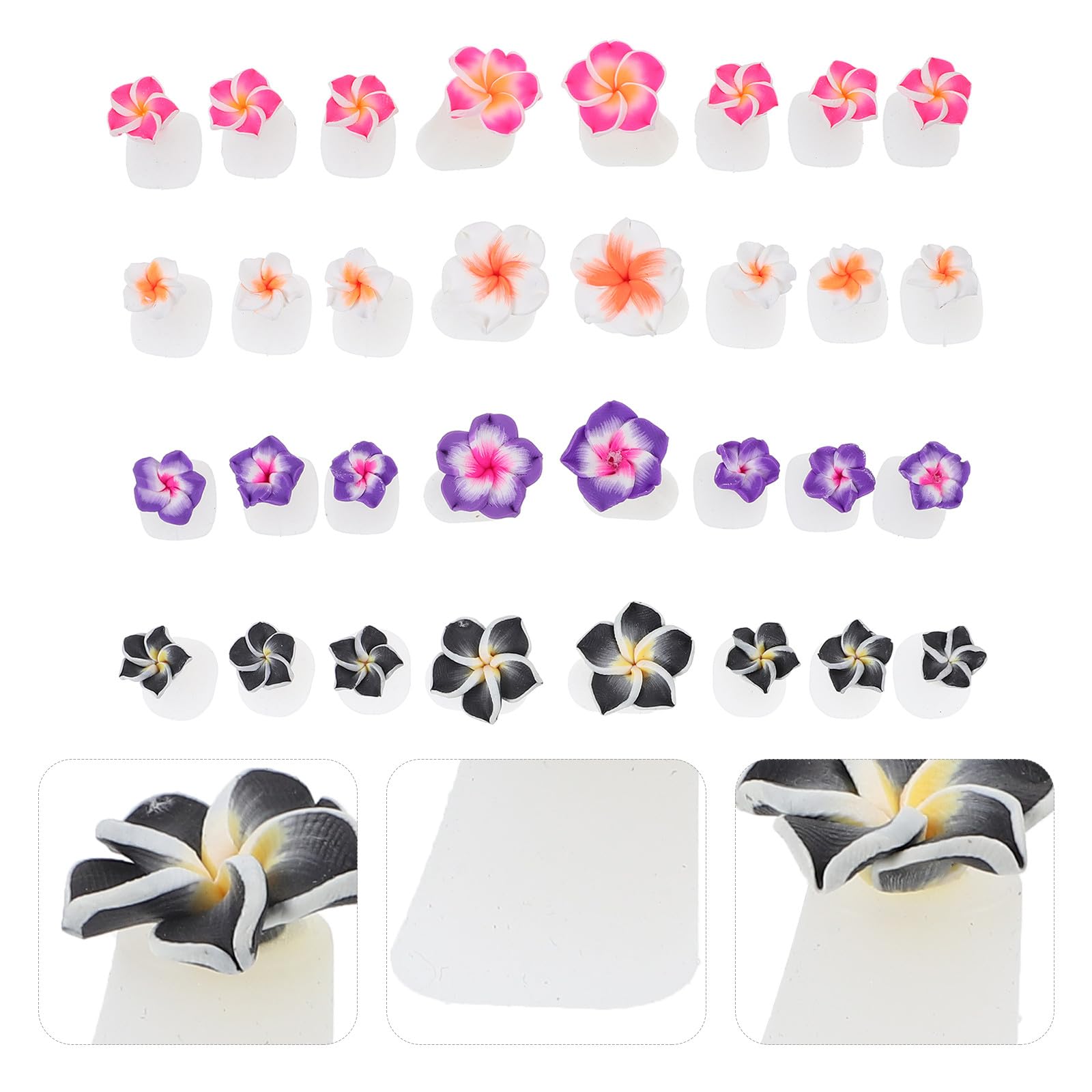Healvian Separadores de Dedos para Uñas 32 Piezas de Silicona Forma de Flor para Pedicura y Secado de Esmalte en Pies