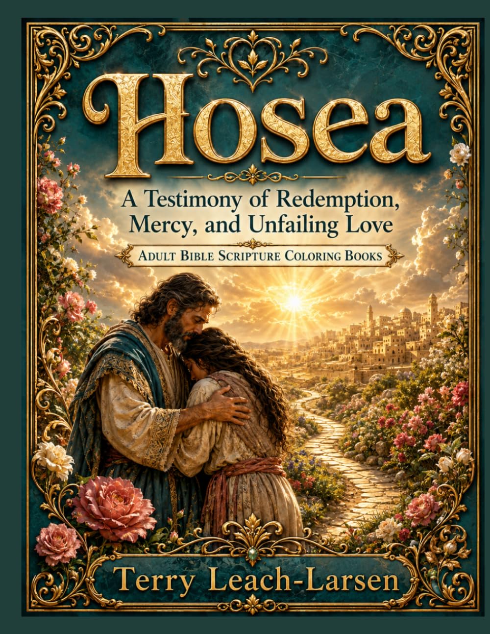 HOSEA - A Testimony of Redemption, Mercy and Unfailing Love: Adult Bible Scripture Coloring Book - One-Sided Pages