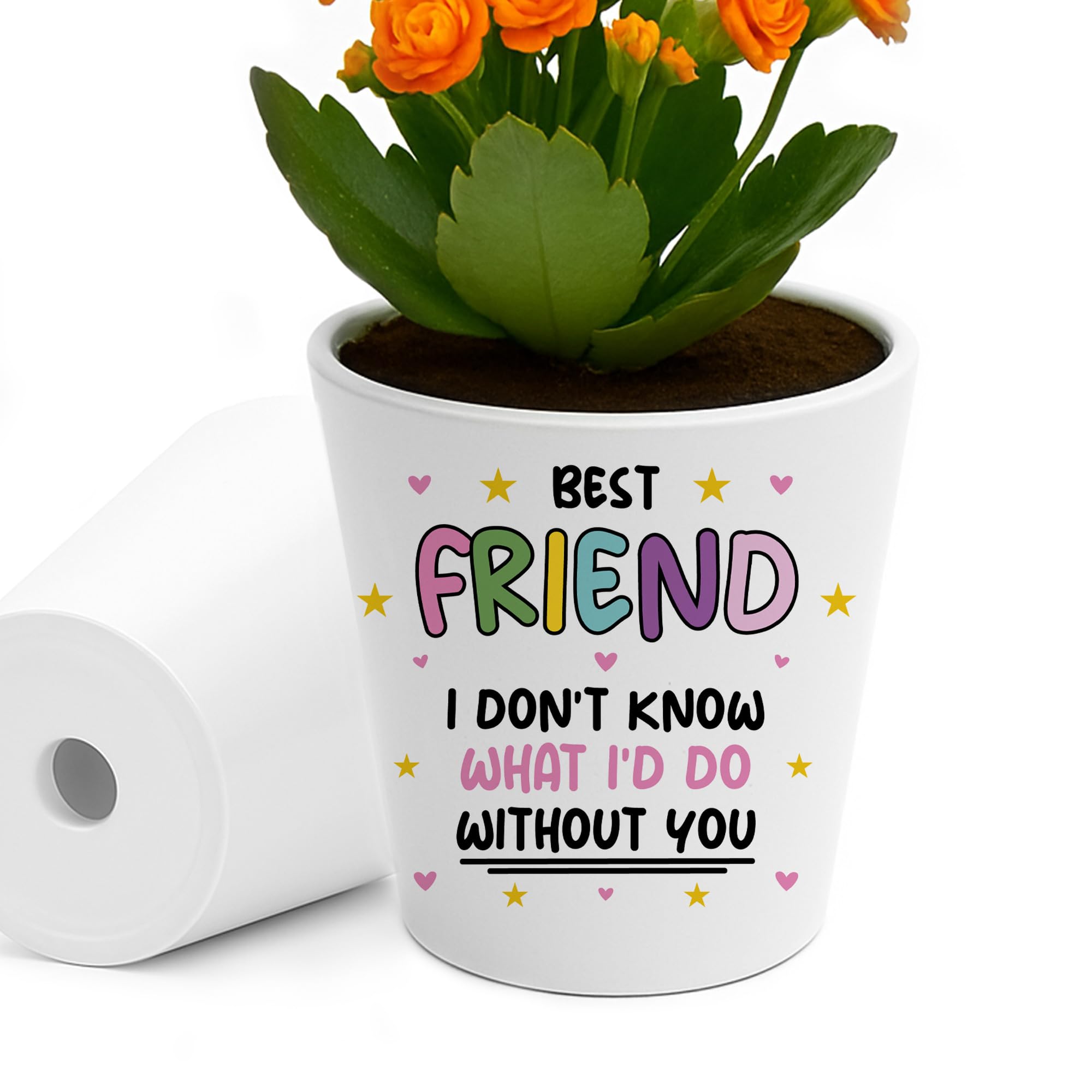 Red Ocean Bestie for Women Plant Pot Friendship Keepsake Friendship for Women Friend Birthday Christmas Friend Thank You Her