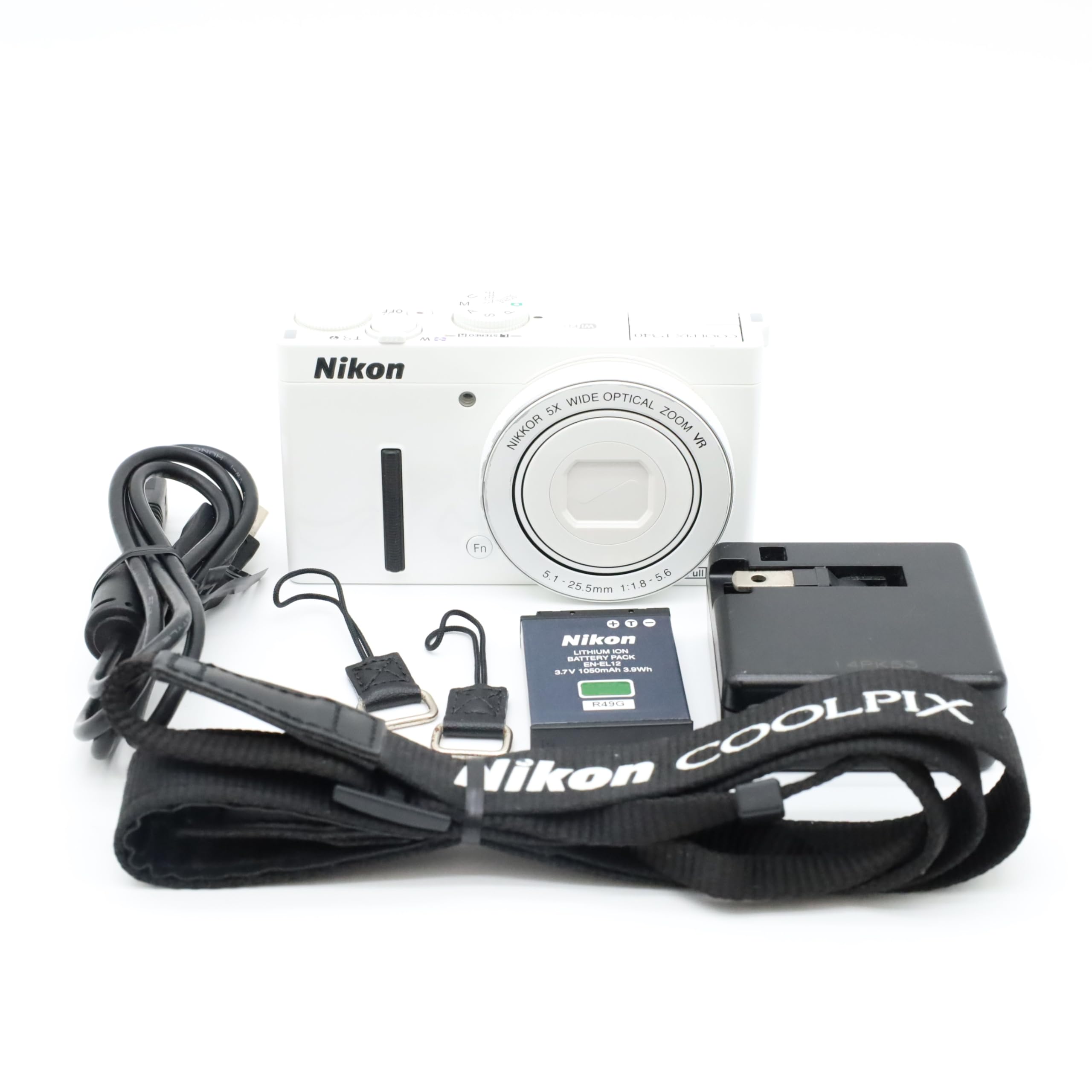 Nikon COOLPIX P340 ホワイト 充電器なし　動作未確認 ジャンク Amazon | Nikon デジタルカメラ P340 開放F値1.8 1200万画素 ホワイト