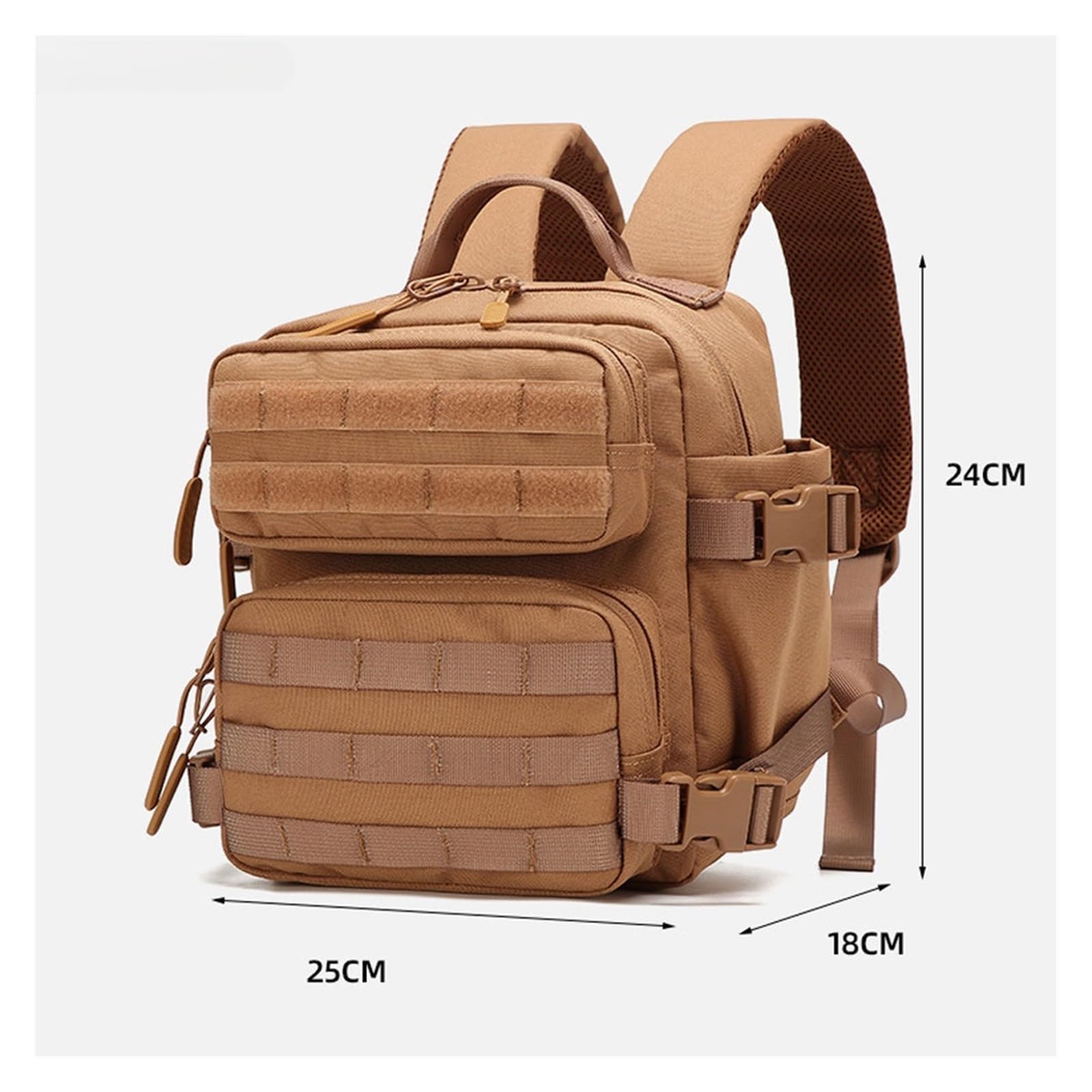 Mochila EDC, Mini Mochila For Exteriores 9L MOLLE