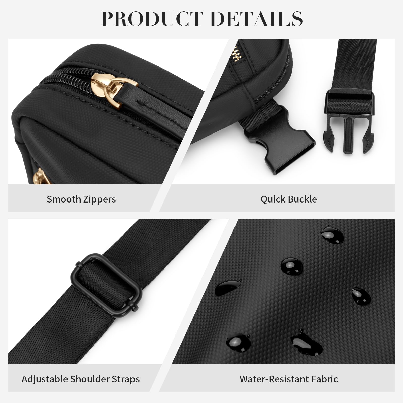 Bolsos Bandolera para Muje Bolso de Hombro Pequeña de Mujer Bolso Pequeño con Correa Ancha Ajustable Y ExtraíBle