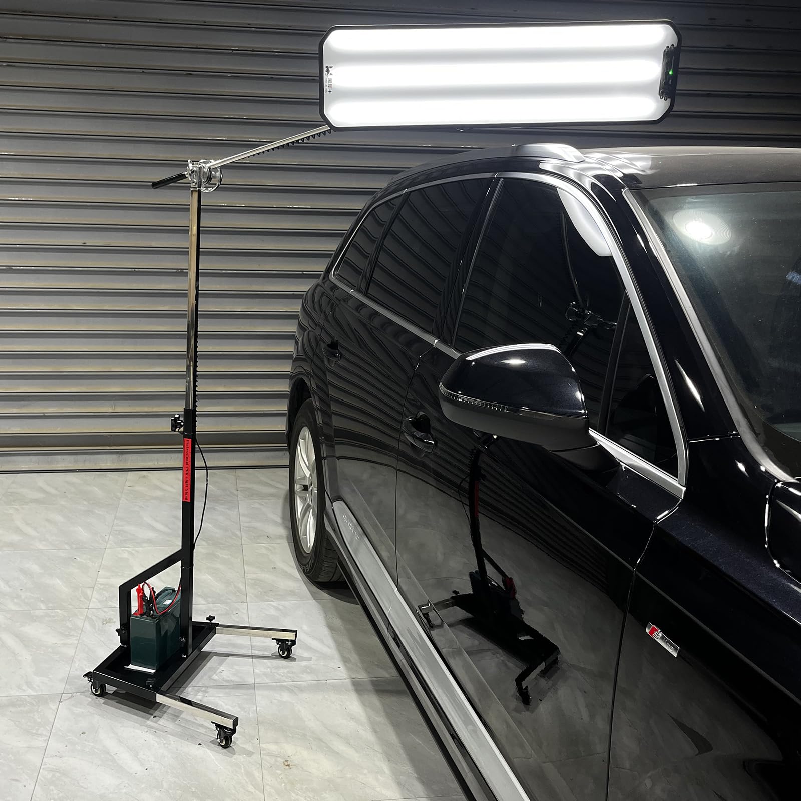 Luce PDR Per Impieghi Gravosi Lampada PDR LED Scheda Riflettore Strumenti Per La Riparazione Delle Ammaccature Set Di Strumenti Manuali Con Supporto Regolabile Per La Luce A LED Batteria Non Inclusa
