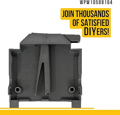 Miniatura 5 de WPW10588164 Carcasa del ajustador izquierdo del lavavajillas - Reemplaza a AP6023251, WPW10320664, W10320664, 3022983, PS11756592, W10588164