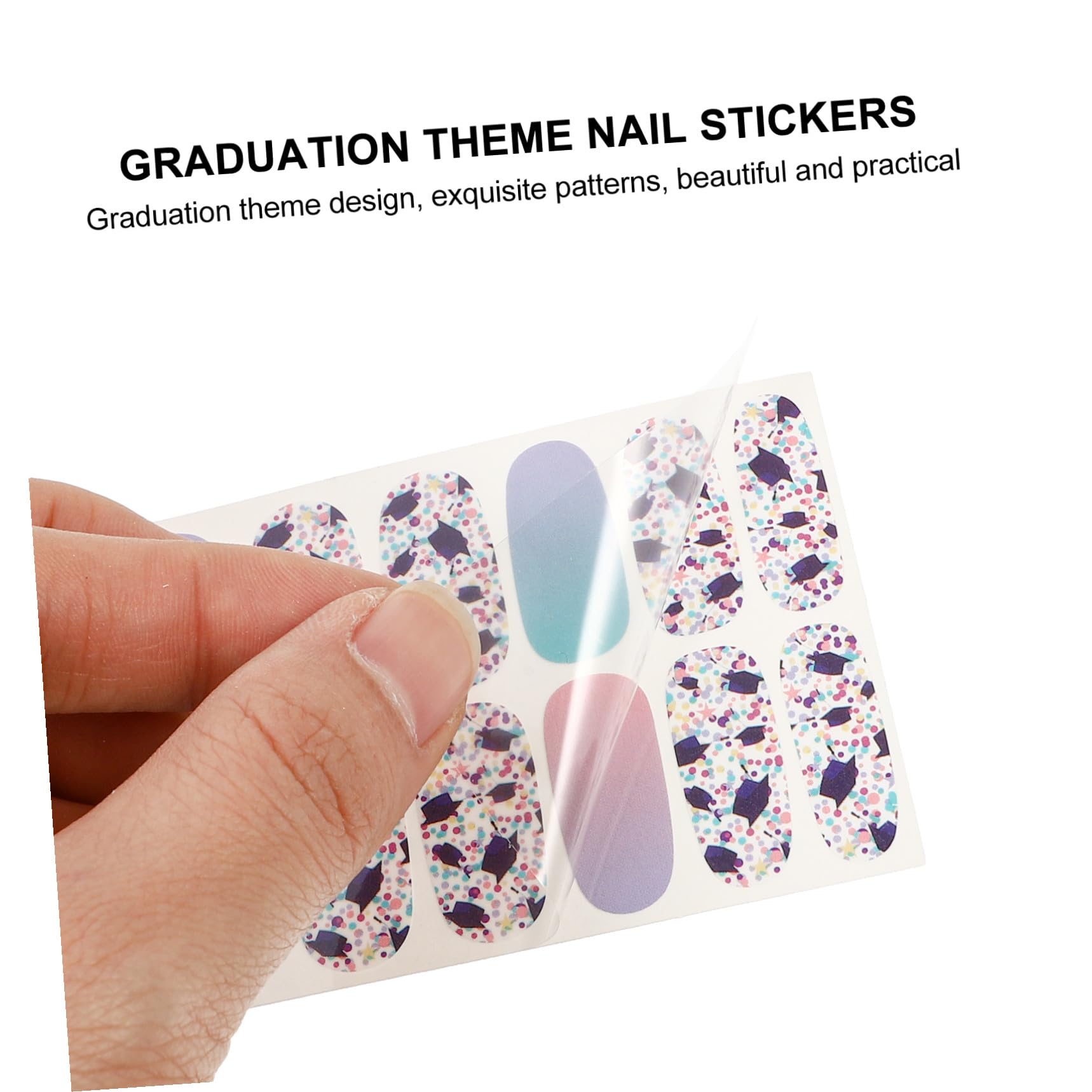 48fogli Adesivi Per Unghie Stickers Decorativi Per Nail Art Facile Applicazione Per e Speciali