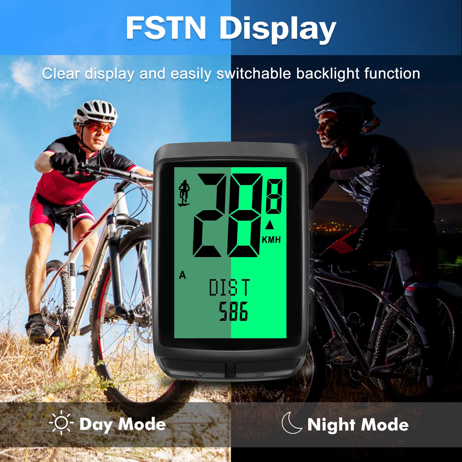 Computer Bici Senza Fili Tachimetro Per Bicicletta Wireless