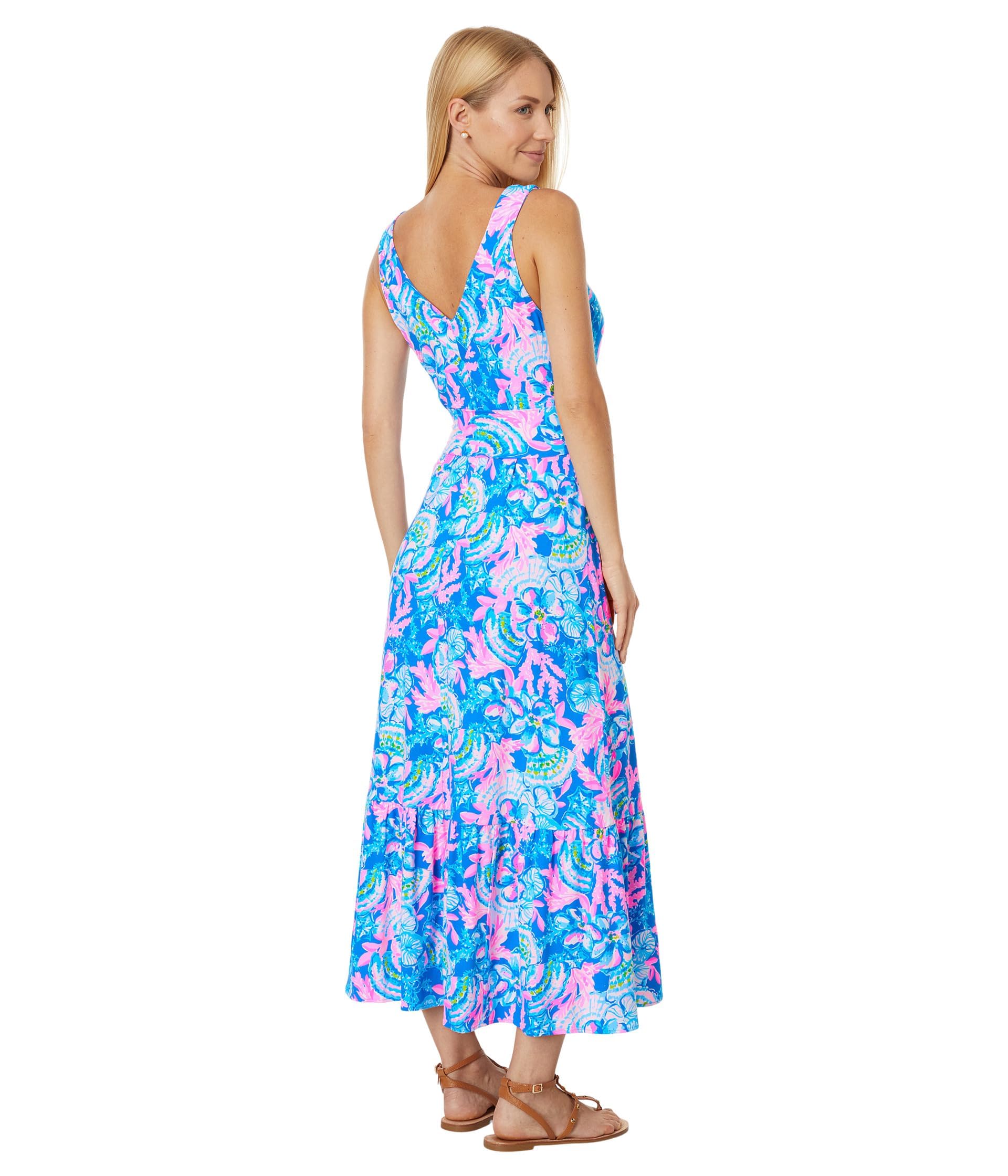 lilly pulitzer madsen midi dress Lilly Pulitzer Dresses | Lilly Pulitzer Madsen Midi Dress | Color: Blue/Pink | Size: L