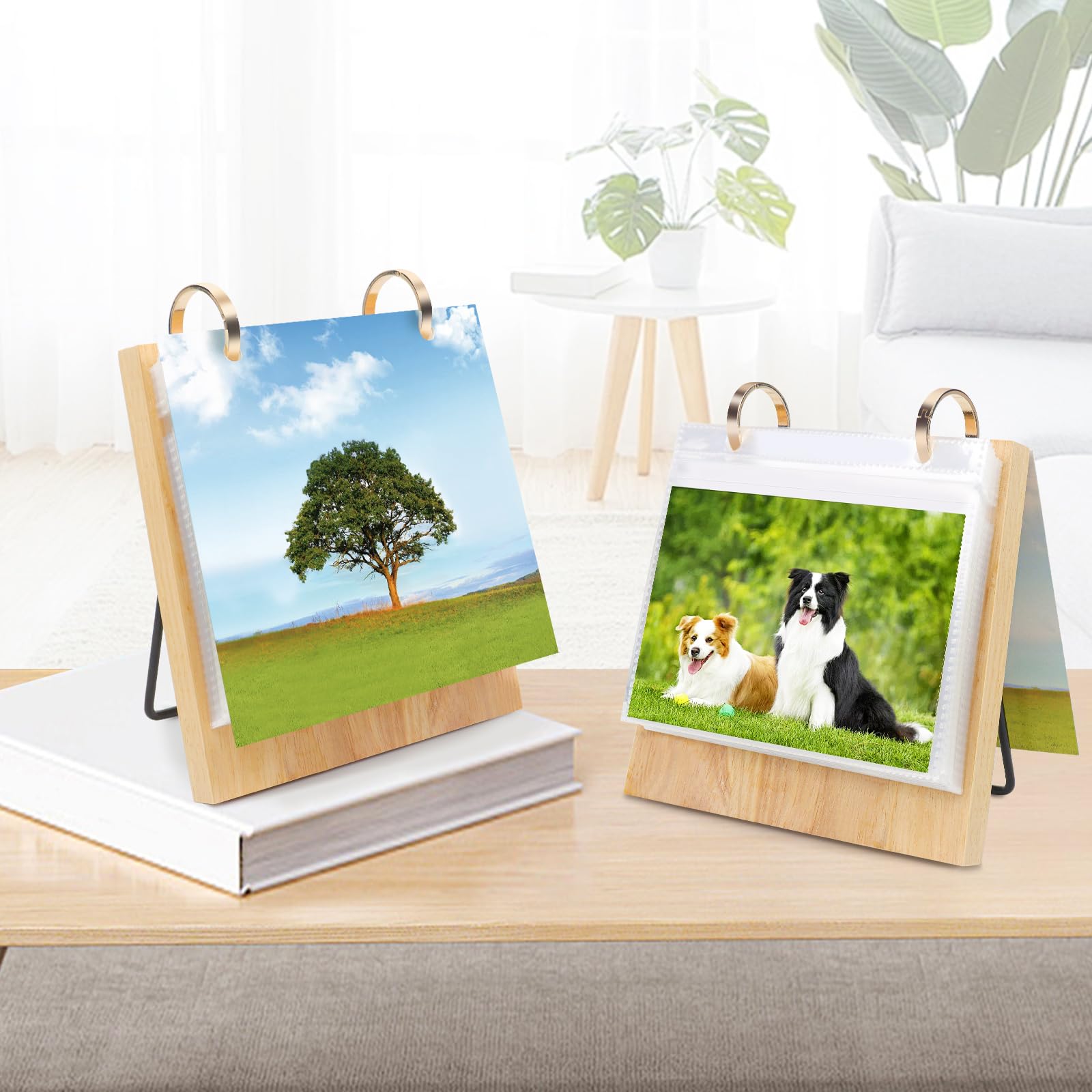 Album Fotografico Legno 400 Foto 10x15cm - Con Anelli | Regalo Compleanno E Matrimonio - Foto 6