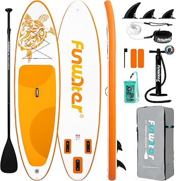 36% off: FunWater Inflatable Stand Up Paddle Board with Beginners SUP Accessories