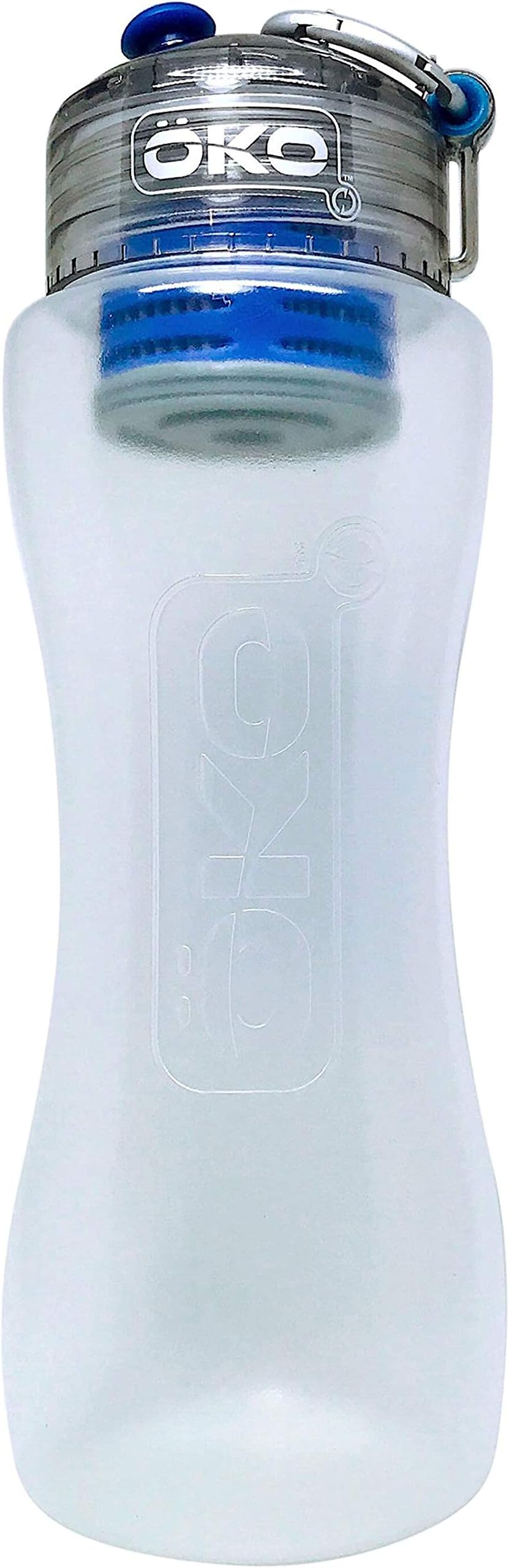 Advanced Filtration Medium (650 ml) Water Bottle with Level 2 Filter, Arctic