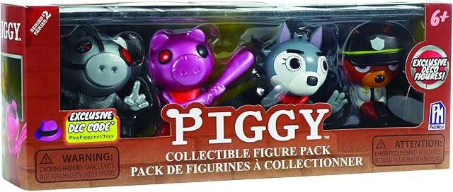 PIGGY Series 2 Collectable Minifigure 4PK (Includes DLC Items)