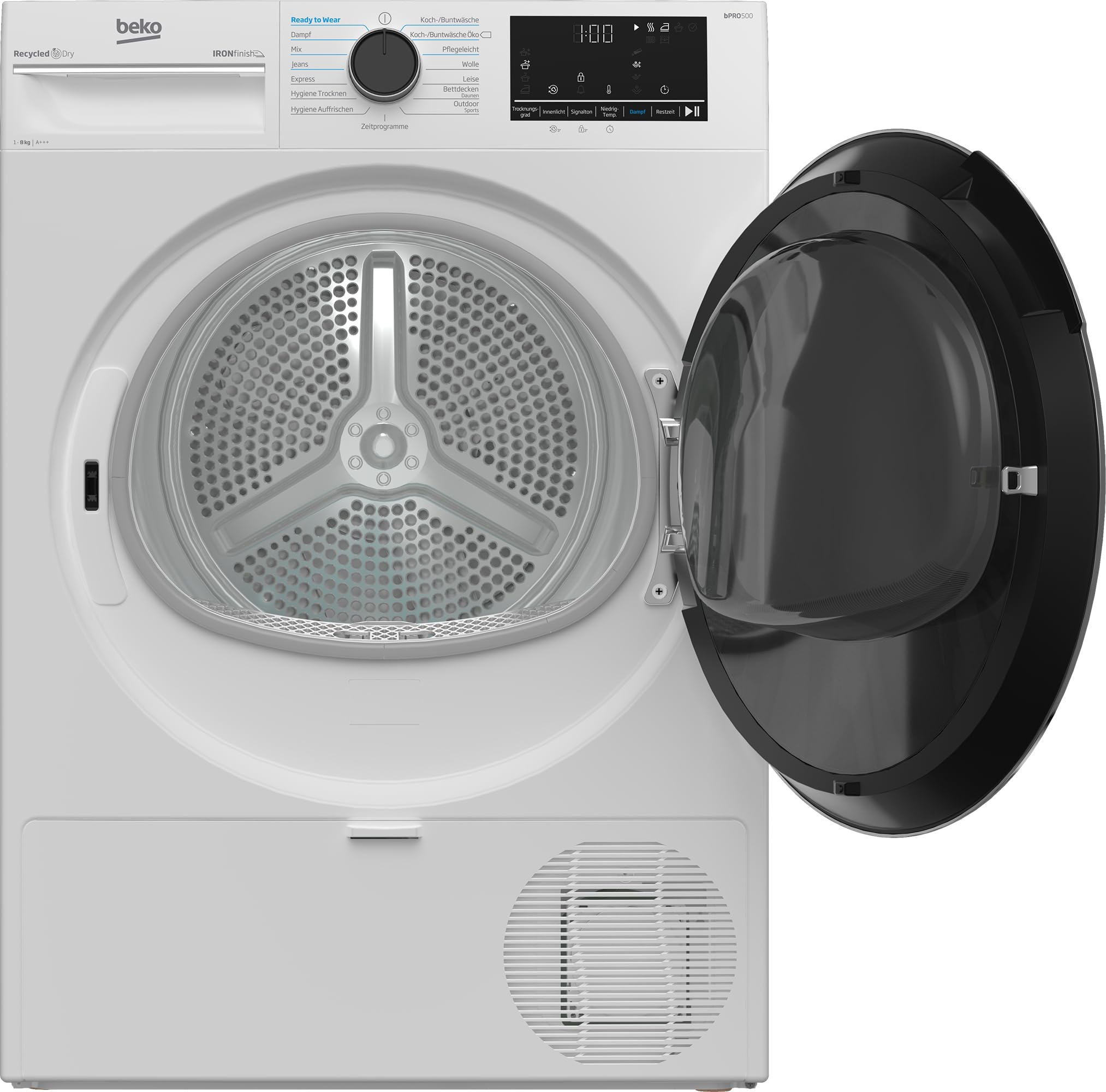 Beko B5T4824IF Wäschetrockner 8 kg Frontlader Wärmepumpentrockner Weiß