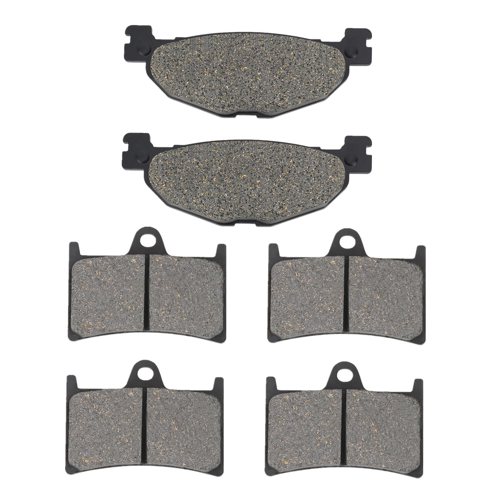 Road Passion Avant & Arrière Plaquettes de Frein Kit Compatible avec YAMAHA XP 500 T-Max 2008 2009 2010 2011 / XP 500 T-Max ABS 2008 2009 2010 2011