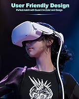 Vista 6 de AAJO Link Cable Compatible with Quest 21 Accessories, 16 ft USB 3.0 to USB C Charging Cable 5 Gbps High-Speed Data Transfer Gaming PC, Steam VR