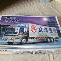 大型デコトラ　丸美グループ アオシマ1/32京洛運輸竜太丸 Amazon.co.jp: 1/32 竜太丸 丸美グループ 京洛運輸 大型デコトラ
